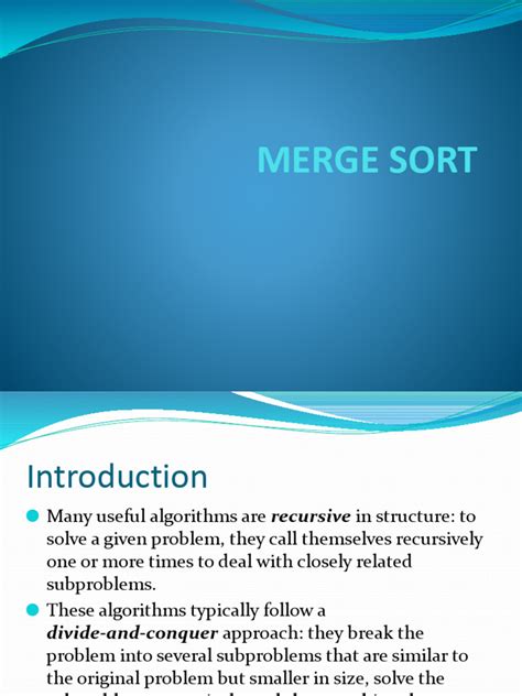 Image result for Merge Sort Algorithm PowerPoint