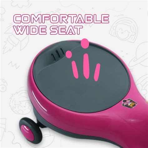 Tygatec Ride On Swing Car for Kids ( Pink Color )