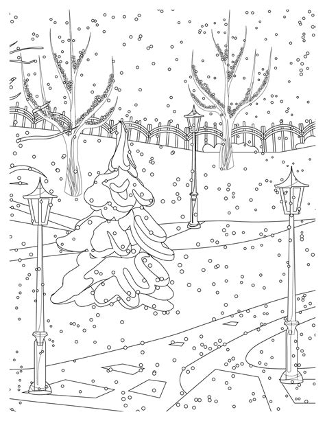 "Free Snow Coloring Pages for Kids | Printable Winter Fun"