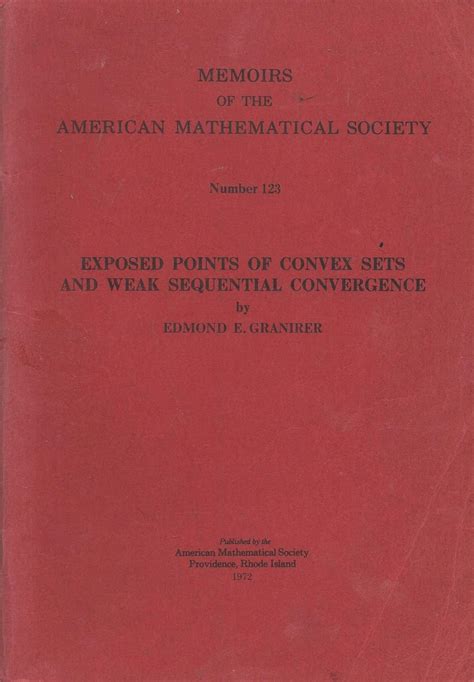 Buy Exposed Points of Convex Sets and Weak Sequential Convergence ...