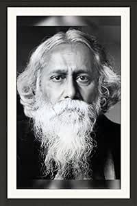 STUDIO AVINASH Rabindranath Tagore Old Wall Hanging 1.5 Inches Framed ...