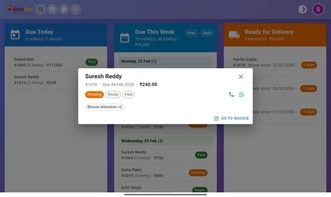 StitchPro - Boutique & Tailoring Shop Management Software | Invoicing ...