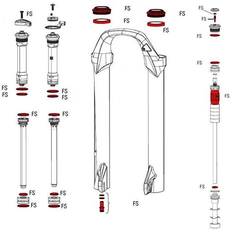 Buy Rock Shox Spared for Fork Service Kit For Gold 30 Solo Air Online ...