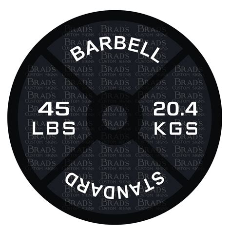 45 LBS Weight Lifting Plate - Svg - Dxf - Etsy