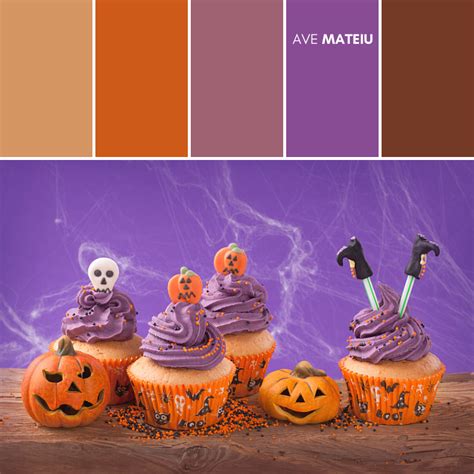 halloween wedding color palette