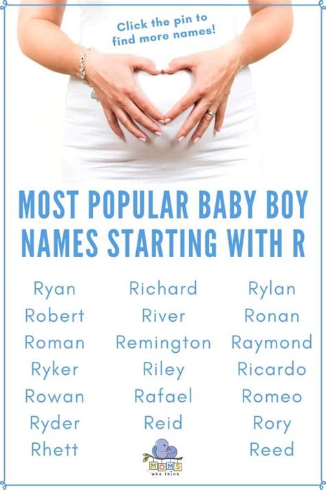 Baby Boy Names That Start With R
