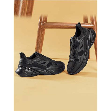 RedTape Black Casual Sneakers for Men | Dynamic Feet Support, Shock Ab ...