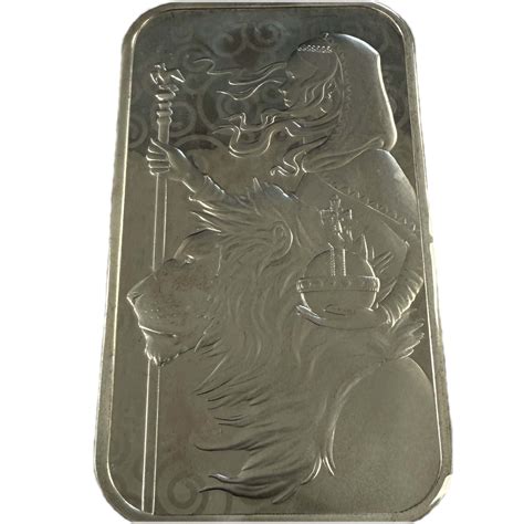 One Ounce Silver Bar - Una and the Lion - ATS Bullion