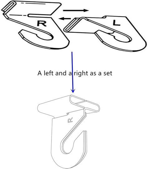 Cutelec 10 Sets Ceiling Hook Clips White Color Metal India | Ubuy