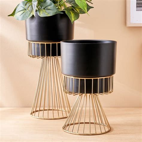 Buy Gloria Bern Metal Wire Conical Planter - Small from Home Centre at ...
