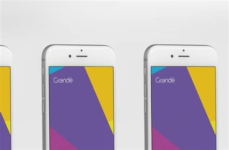 Multiple iPhone Mockup Side Angle Screens | ZippyPixels