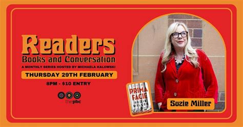 Readers - Books and Conversation with Suzie Miller, Petersham Bowling ...