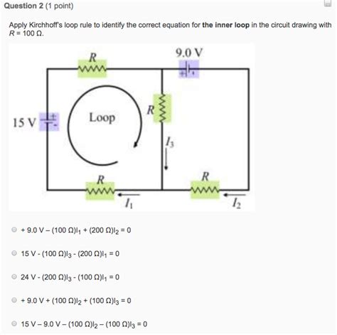 Image result for Kirchhoff Loop Rule Easy Sample Problem