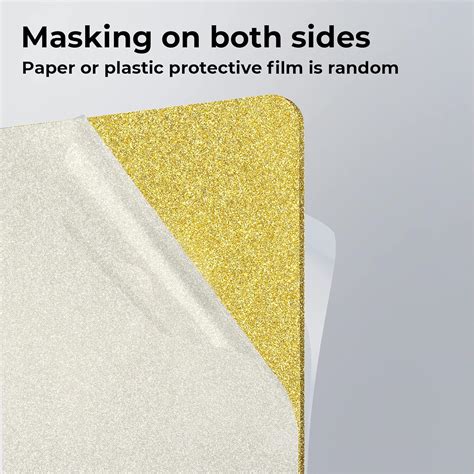 Buy xTool Selected Gold Glitter Opaque Glossy Acrylic Sheets, 12 x 12 ...