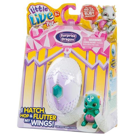 Buy Little Live Pets S1 Dragon Single Pack - Blue/Green Online at Best ...