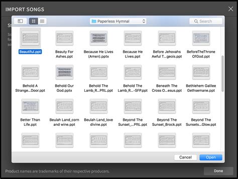 Proclaim Tutorial 的图像结果