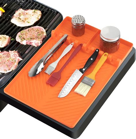 Amazon.com: Silicone Griddle Tools Mat for Blackstone, Griddle ...
