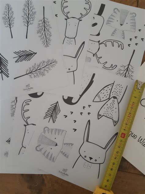 Buy Animal Wall Decals for Kids Bedrooms, Nursery, Baby Room, Play Room ...