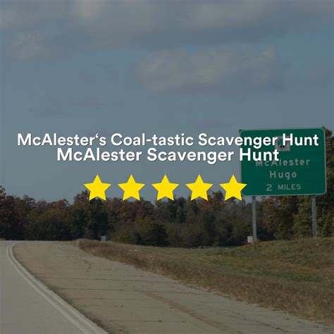 McAlester Team Building Scavenger Hunt Activities