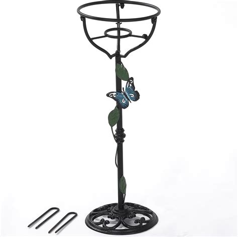 Amazon.com: TICKCACY Cast Iron Gazing Globe Stand, 24.5" Gazing Ball ...