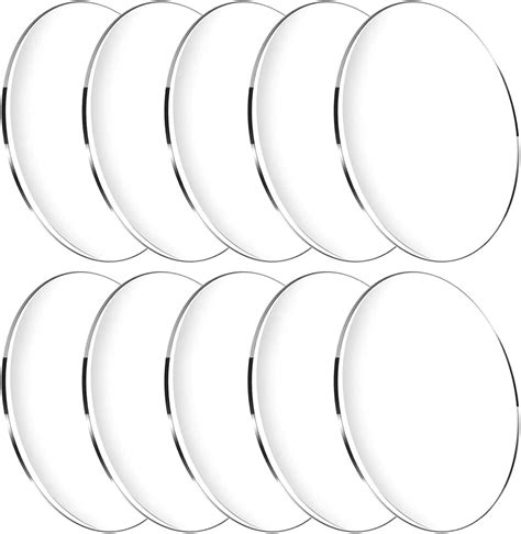 Buy 10 Pieces Clear Circle Acrylic Sheet, 18" Thickness, 6 Inch ...