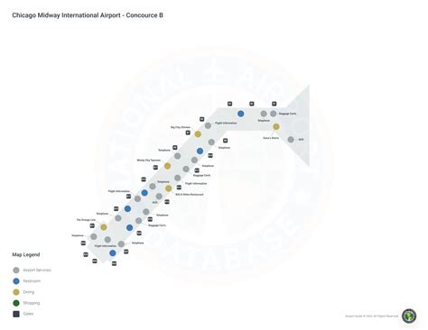 Chicago Midway Airport (MDW) | Terminal maps | Airport guide