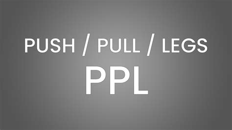 Image result for push pull legs split workout