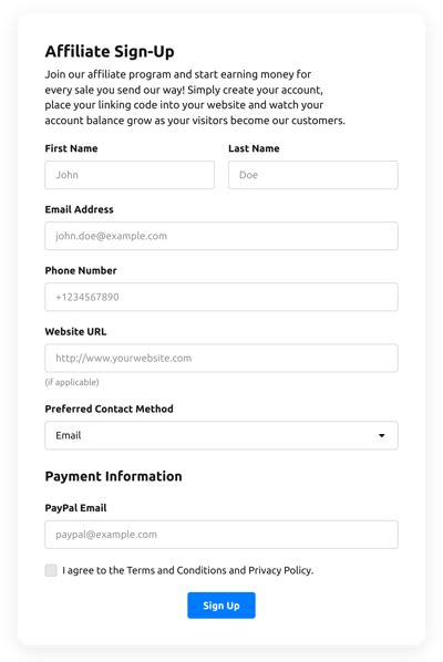 Image result for Sign Up Form Template HTML