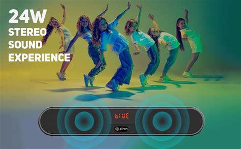 pTron Fusion Concert 24W Bluetooth Soundbar Speaker, Powerful Sound ...