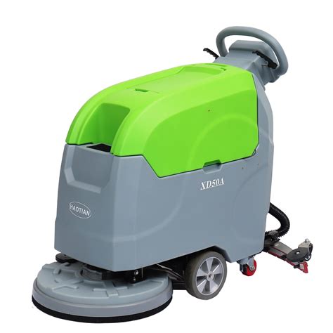 Xd50A Full Automatic Floor 50L Cleaning Machine Walk Behind Scrubber ...