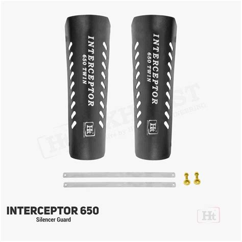 Interceptor Silencer Guard Stainless Steel – Mate Black – IN 302 – Moto ...