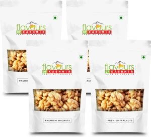 flavours of KASHMIR Premium Snow White Kashmiri Walnuts Kernels 1kg ...