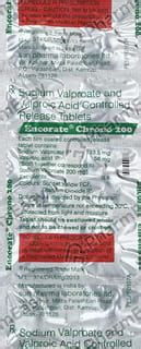 Encorate Chrono 200 MG Tablet (10): Uses, Side Effects, Price & Dosage ...