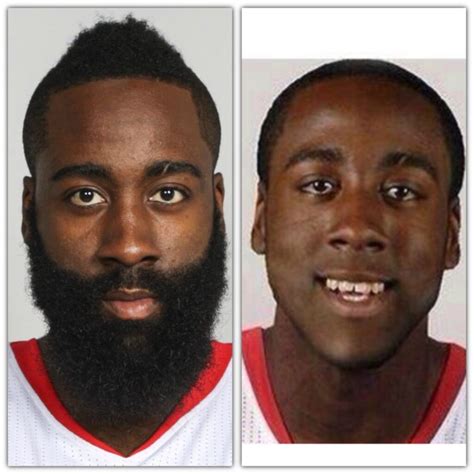 James Harden Without The Beard: Photos and Beard Evolution | Fashionterest