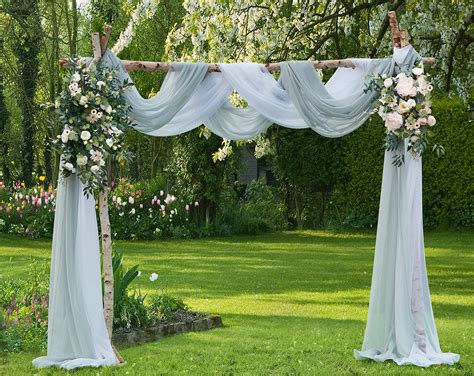 Wedding Columns For Decorating With Fabric