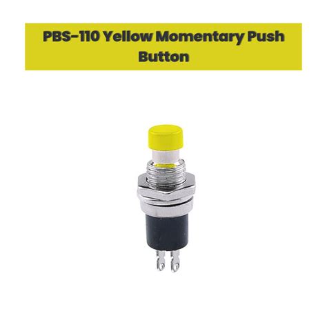 Buy Momentary Push Button Switch PBS-110 | Makerbazar