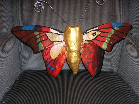 Image result for Simple Butterfly Paper Mache Tutorial