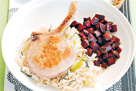Lemon and sage pork cutlets