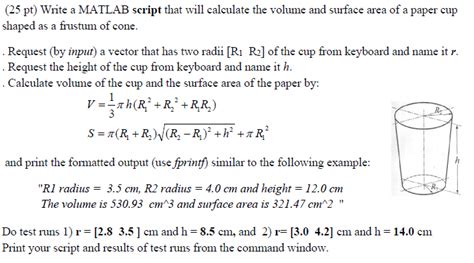 Image result for Finding Volume in MATLAB Script
