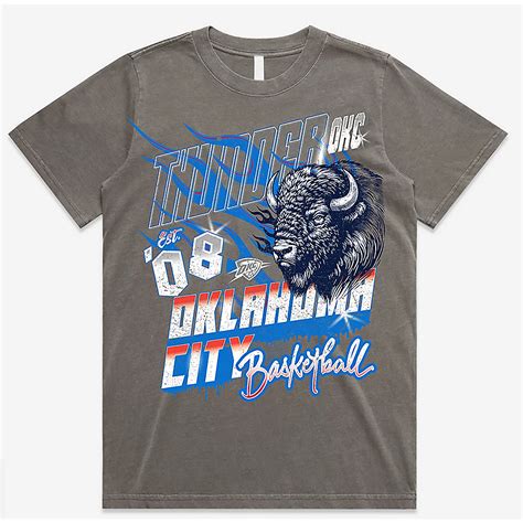 The Wild Collective Men's Oklahoma City Thunder Est. Band Graphic T ...