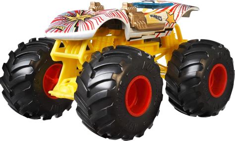 Buy Hot Wheels Monster Trucks 1:24 Scale Assortment for Kids Age 3 4 5 ...