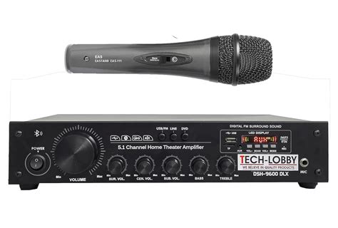 Tech-lobby TL-9600 Amplifier Rms 150 Watts 5.1 Channel Surround Six ...