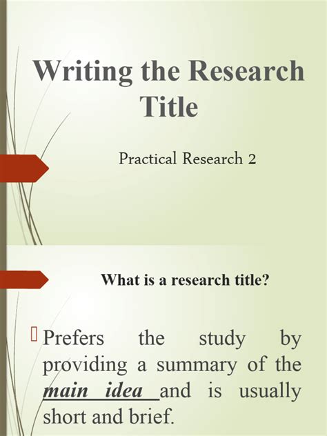 How to Make a Research Title Guide Example 的图像结果