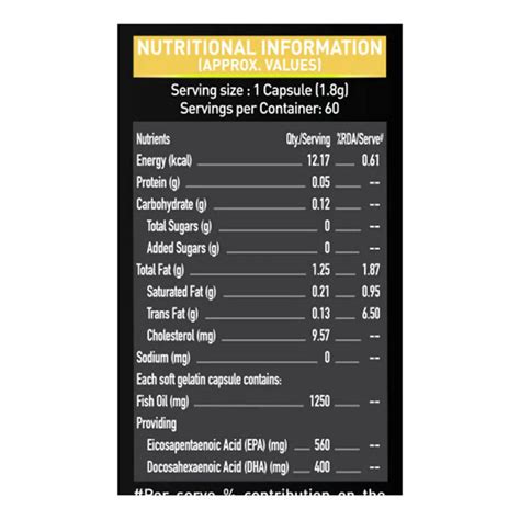 MuscleBlaze Fish Oil Gold Soft Gelatin Capsule (60 Capsules) - Body ...