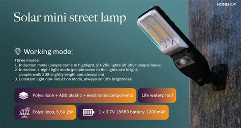 Solar with Light | LED Street Lamp for Garden, Street Light Pole – HOMEHOP®