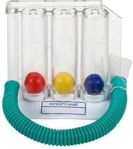NISCOMED lung High quality 3 Balls Spirometer Respiratory Lung ...