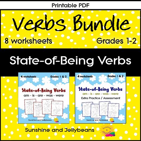 Verbs Of Being Worksheet