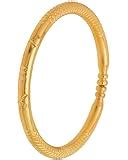 Minabazar City Gold Micro Gold Plated Bangles for Women (Pack of 2 ...