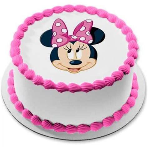 Minnie Mouse Photo Cake– Bloomsvilla
