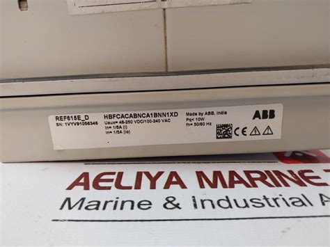 Abb Ref615E_D Feeder Protection And Control 50/60 Hz 2Rca023019A0004C ...